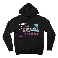 Girls Love Beam Gymnastics Hoodie