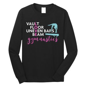 Girls Love Beam Gymnastics Long Sleeve Shirt