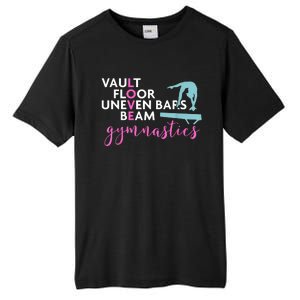 Girls Love Beam Gymnastics Tall Fusion ChromaSoft Performance T-Shirt