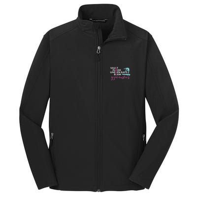 Girls Love Beam Gymnastics Core Soft Shell Jacket