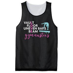 Girls Love Beam Gymnastics Mesh Reversible Basketball Jersey Tank