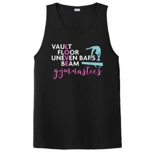 Girls Love Beam Gymnastics PosiCharge Competitor Tank