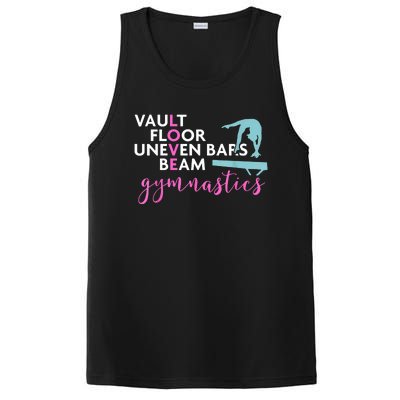 Girls Love Beam Gymnastics PosiCharge Competitor Tank