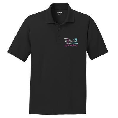 Girls Love Beam Gymnastics PosiCharge RacerMesh Polo