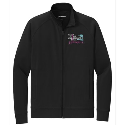 Girls Love Beam Gymnastics Stretch Full-Zip Cadet Jacket