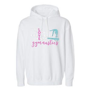 Girls Love Beam Gymnastics Garment-Dyed Fleece Hoodie