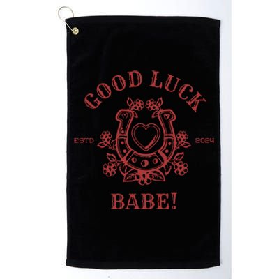 Good Luck Babe Platinum Collection Golf Towel