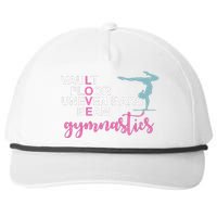 Gymnastics Love Beam Gymnastics Snapback Five-Panel Rope Hat