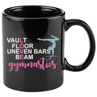 Gymnastics Love Beam Gymnastics 11oz C Handle Ceramic Mug