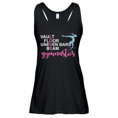 Gymnastics Love Beam Gymnastics Ladies Essential Flowy Tank