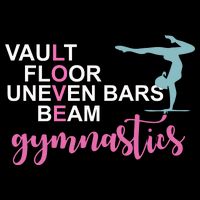 Gymnastics Love Beam Gymnastics 16 in Basic Backpack