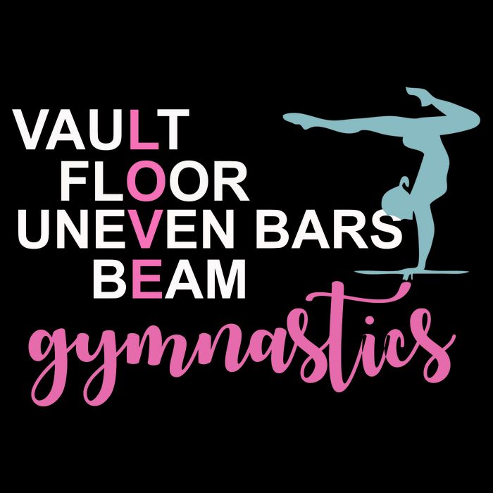 Gymnastics Love Beam Gymnastics 16 in Basic Backpack