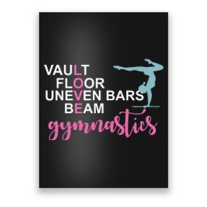 Gymnastics Love Beam Gymnastics Poster