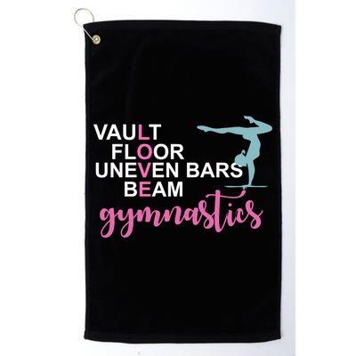 Gymnastics Love Beam Gymnastics Golf Towel