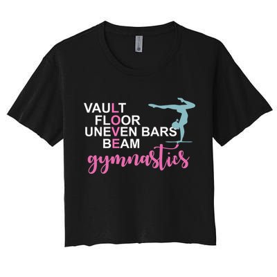 Gymnastics Love Beam Gymnastics Crop Top