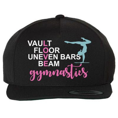 Gymnastics Love Beam Gymnastics Wool Snapback Cap