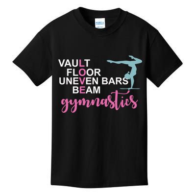 Gymnastics Love Beam Gymnastics Kids T-Shirt