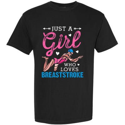 Girl Loves Breaststroke Breaststroke Swimmer Garment-Dyed Heavyweight T-Shirt