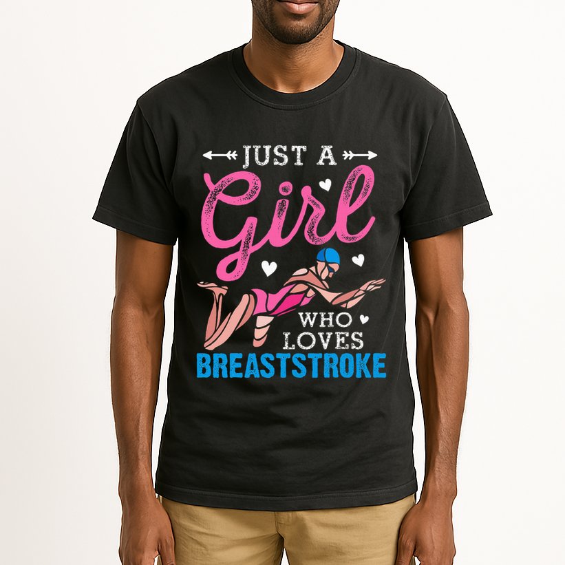 Girl Loves Breaststroke Breaststroke Swimmer Tall T-Shirt