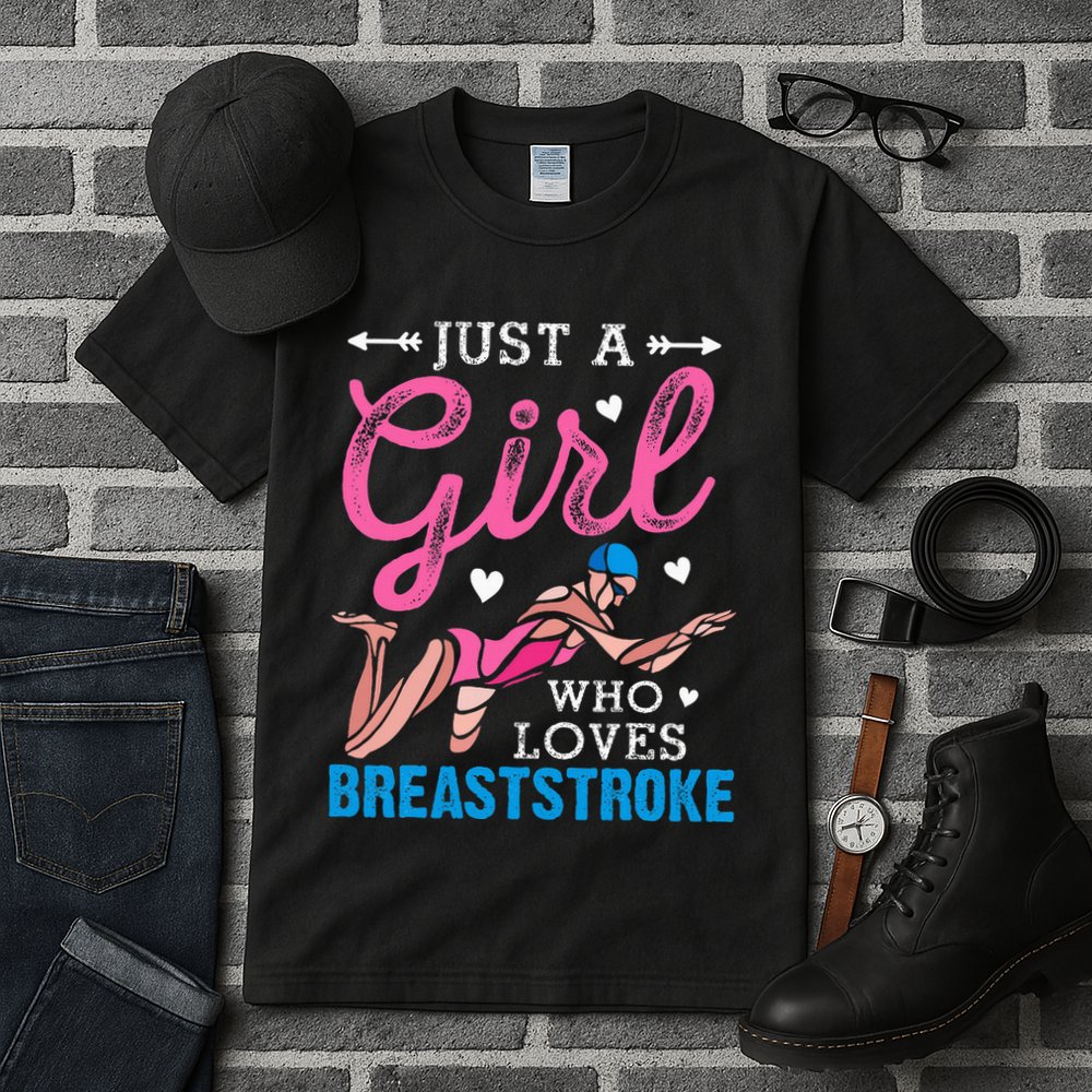 Girl Loves Breaststroke Breaststroke Swimmer Tall T-Shirt