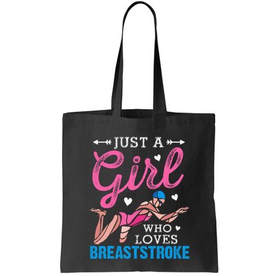 Girl Loves Breaststroke Breaststroke Swimmer Bag