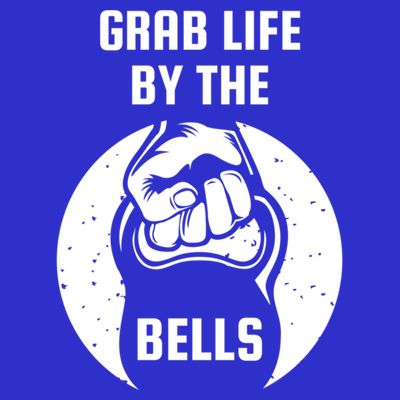 Grab Life By The Bell I Kettlebell Fitness Training Dumbbell Great Gift T-Shirt