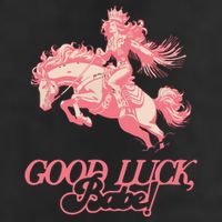 Good Luck Babe Retro 90s Birthday Gifts 7 Panel Mesh Trucker Snapback Hat
