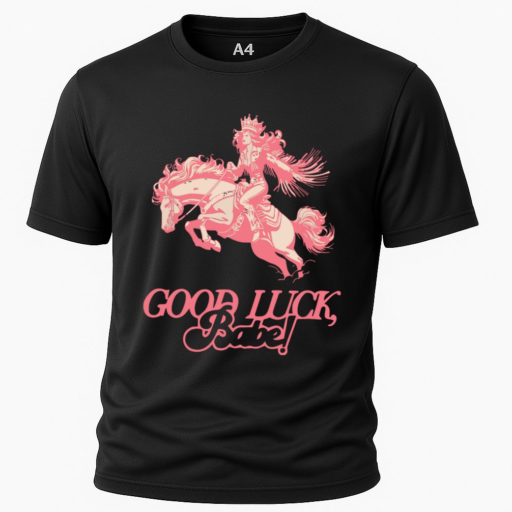 Good Luck Babe Retro 90s Birthday Gifts Performance Shirt