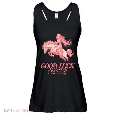 Good Luck Babe Retro 90s Birthday Gifts Ladies Essential Flowy Tank