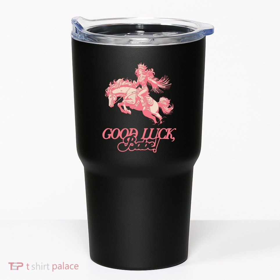 Good Luck Babe Retro 90s Birthday Gifts Tumbler