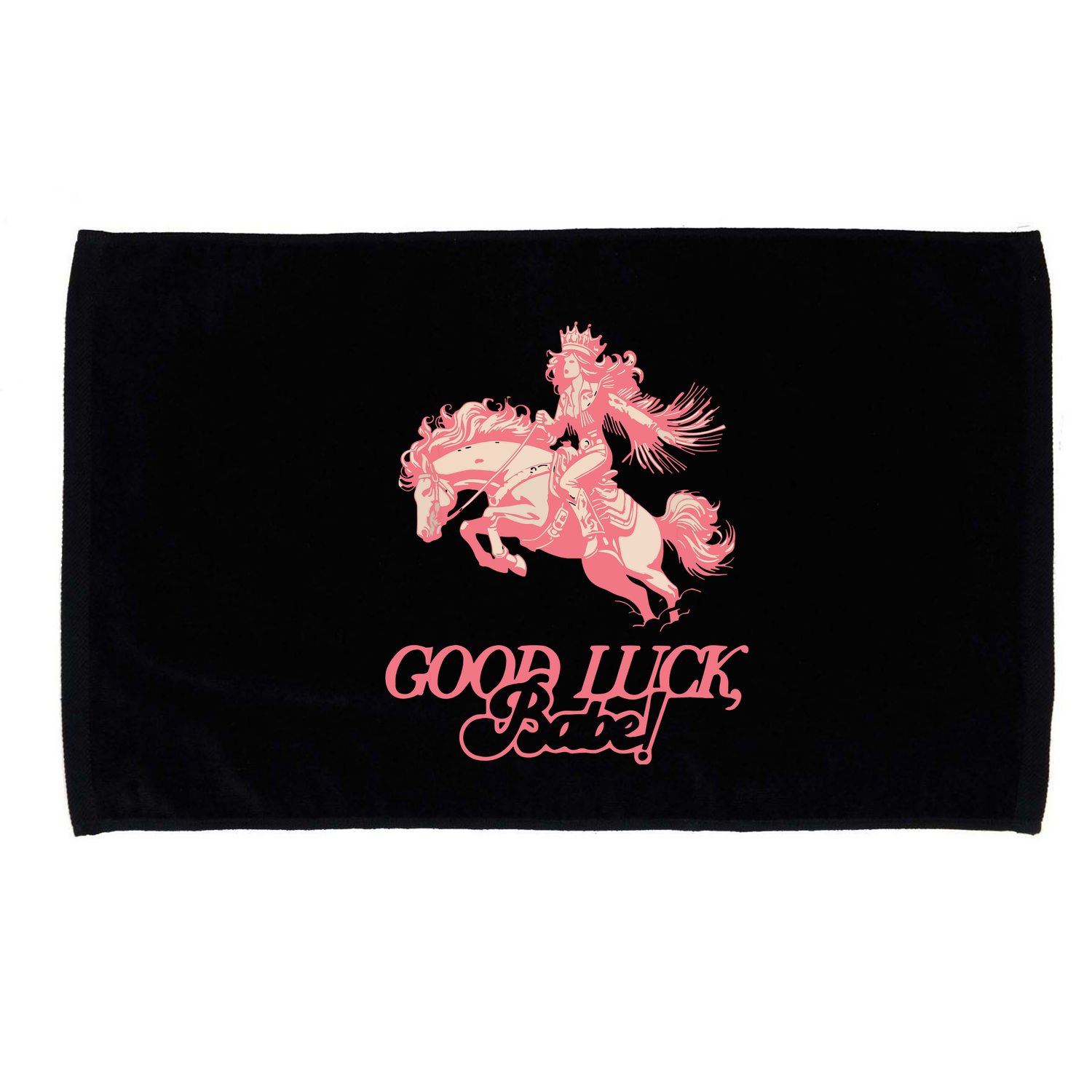 Good Luck Babe Retro 90s Birthday Gifts Microfiber Hand Towel