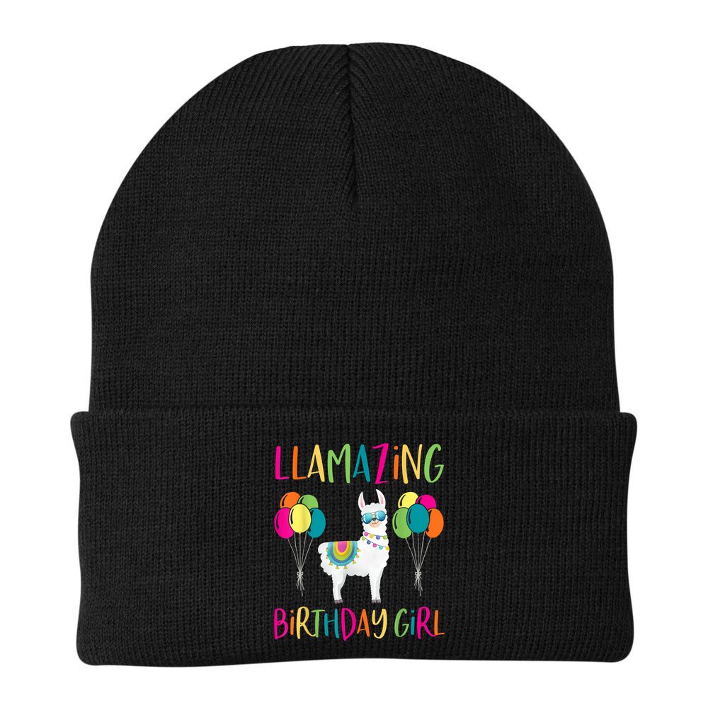 Girl Llama Birthday LLamazing Party Alpaca Balloons Beanie