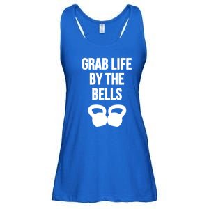 Grab Life By The Bells Kettlebells Great Gift Ladies Essential Flowy Tank