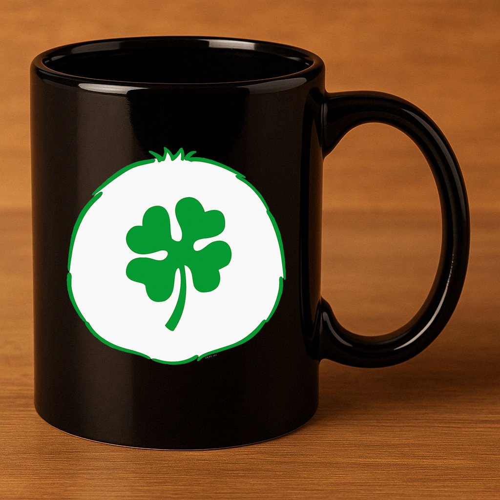Good Luck Belly 11oz C Handle Ceramic Mug