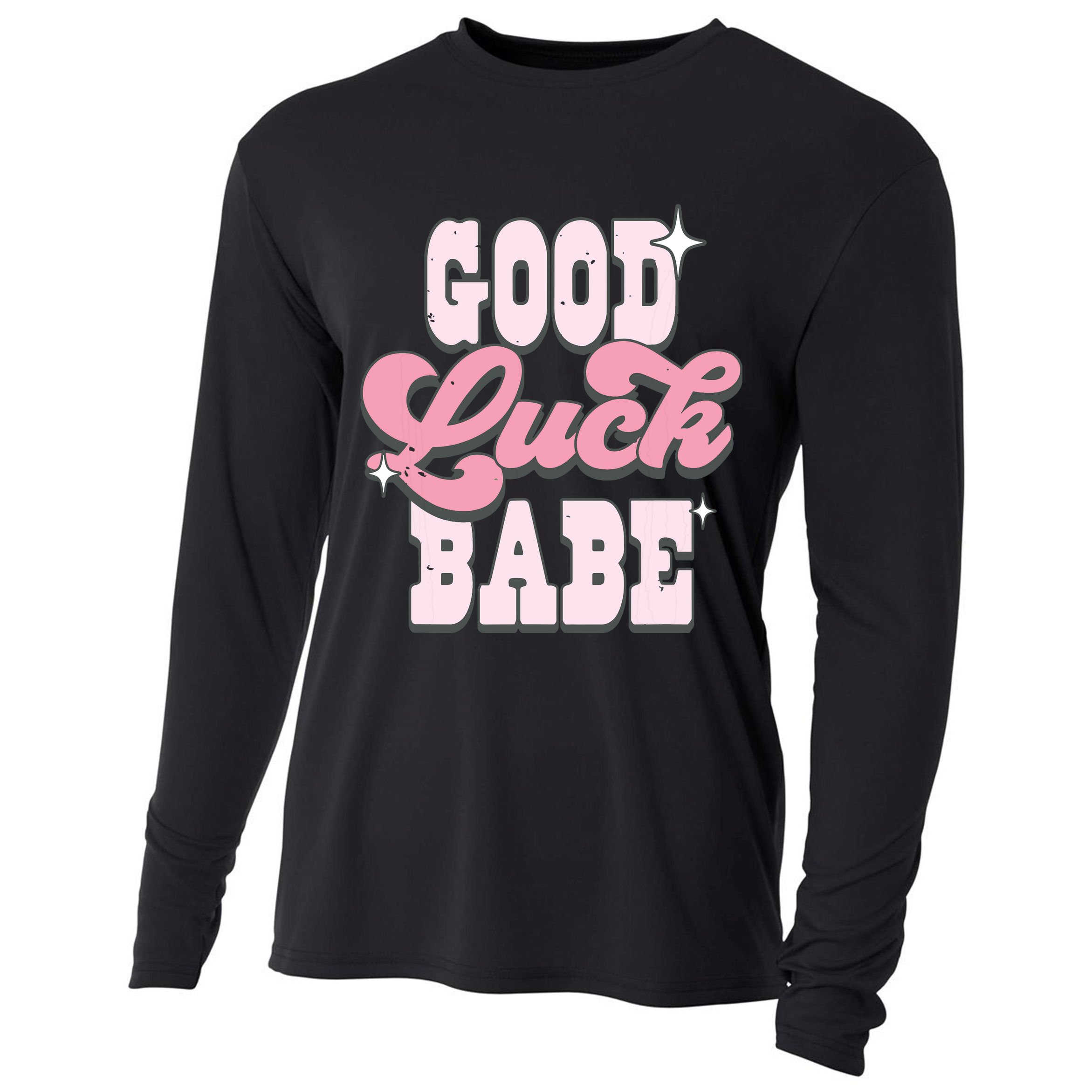Good Luck Babe Chappel Roan Lesbian Pride Cowgirl Hat Cooling Performance Long Sleeve Crew