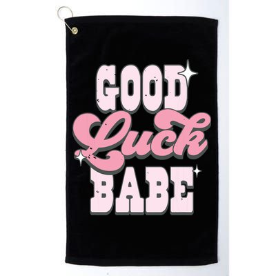 Good Luck Babe Chappel Roan Lesbian Pride Cowgirl Hat Golf Towel