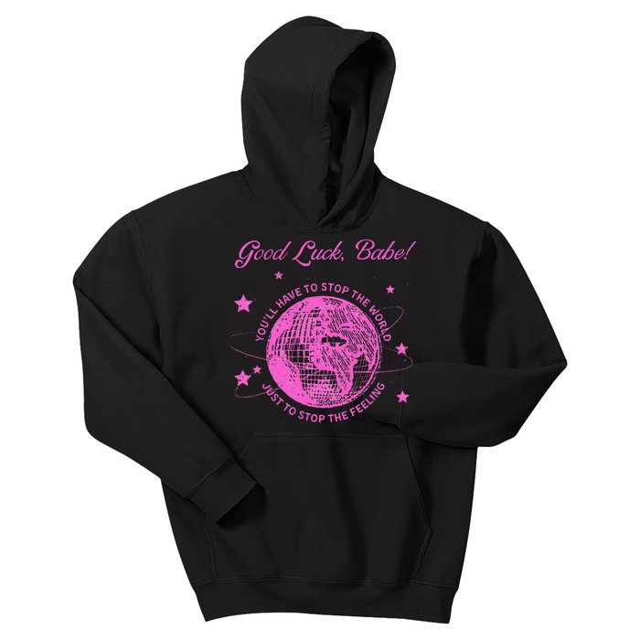 Good Luck Babe Kids Hoodie