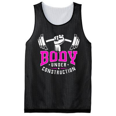 Gym Lovers Body Under Construction Workout Related Gym Rats Mesh Reversible Basketball Jersey Tank