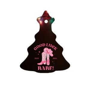 Good Luck Babe! Pink Pony Club Ceramic Tree Ornament