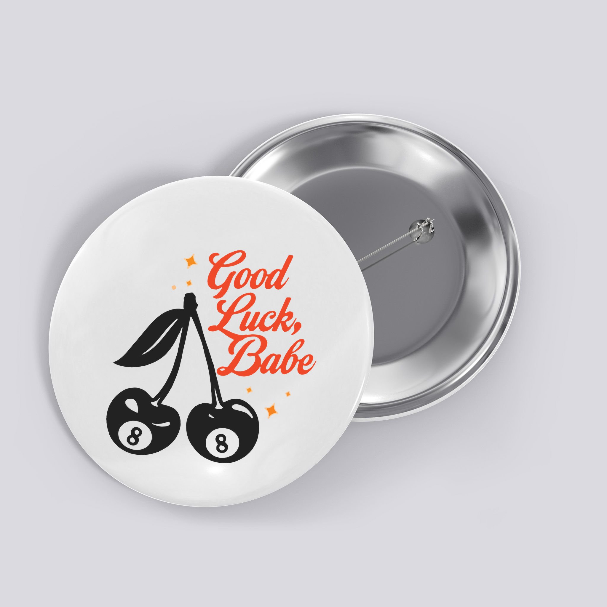 Good Luck Babe Button