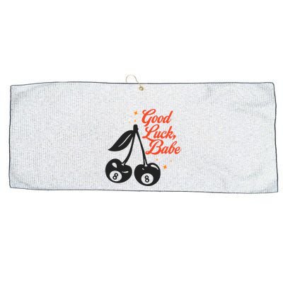 Good Luck Babe Large Microfiber Waffle Golf Towel