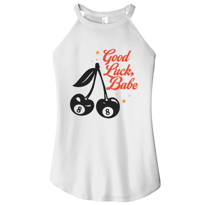 Good Luck Babe Women's Perfect Tri Rocker Tank