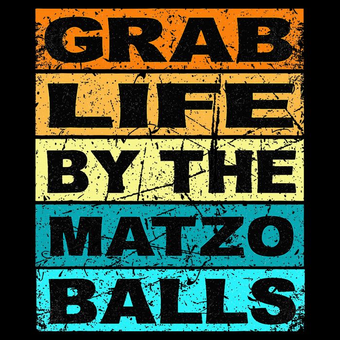 Grab Life By The Matzo Balls Kosher Passover Cooling Performance Crew T-Shirt