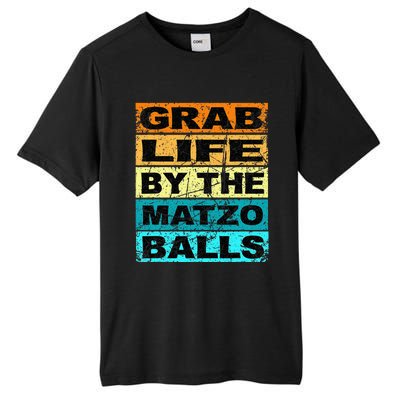 Grab Life By The Matzo Balls Kosher Passover Tall Fusion ChromaSoft Performance T-Shirt