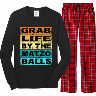 Grab Life By The Matzo Balls Kosher Passover Long Sleeve Pajama Set