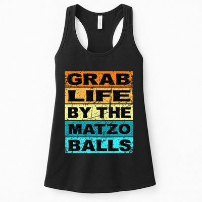 Grab Life By The Matzo Balls Kosher Passover Womens Tank Top