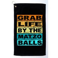 Grab Life By The Matzo Balls Kosher Passover Golf Towel