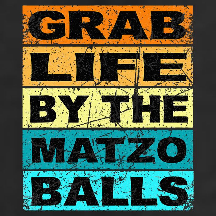 Grab Life By The Matzo Balls Kosher Passover Golf Towel