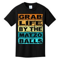 Grab Life By The Matzo Balls Kosher Passover Kids T-Shirt