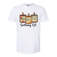 Getting Lit Candles Pumpkin Spice Fall Thanksgiving Matching Softstyle CVC T-Shirt